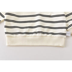 Teddy Stripes Boys Co-Ord Set – Soft Cotton Kids’ Outfit, Comfortable & Stylish for Everyday Wear