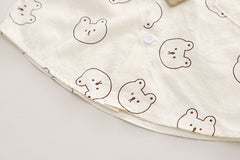 Teddy Tie Attached Boys Set – Soft Cotton Kids’ Outfit, Comfortable & Stylish for Special Occasions