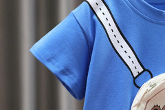 Teddy Zipper Sling Boys Set – Soft Cotton Kids’ Outfit, Comfortable & Stylish for Everyday Wear