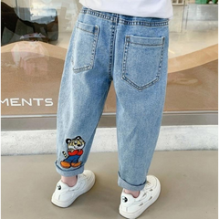 Tiger Swag Boys Denim Jeans – Cotton Blend Kids’ Pants, Durable & Stylish Everyday Wear