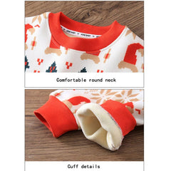 Tiny Elf Unisex Warm Sweatshirt – Fleece-Lined Cotton Blend for Boys & Girls