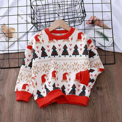 Tiny Elf Unisex Warm Sweatshirt – Fleece-Lined Cotton Blend for Boys & Girls
