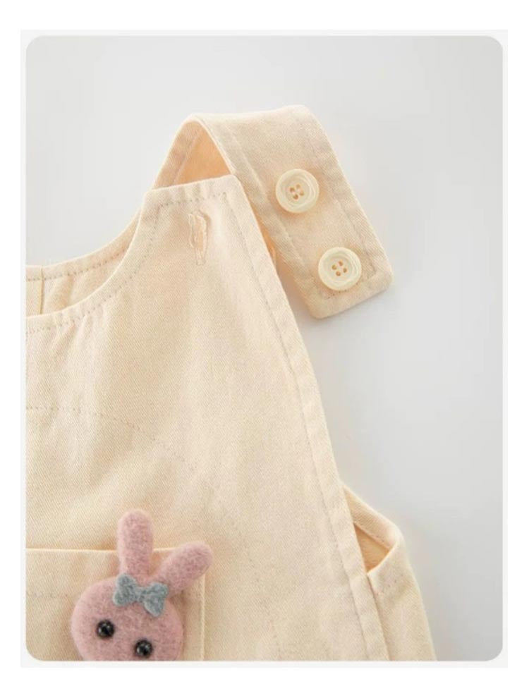 Tiny Explorer Baby Girls Cotton Jumpsuit – Versatile Everyday Outfit