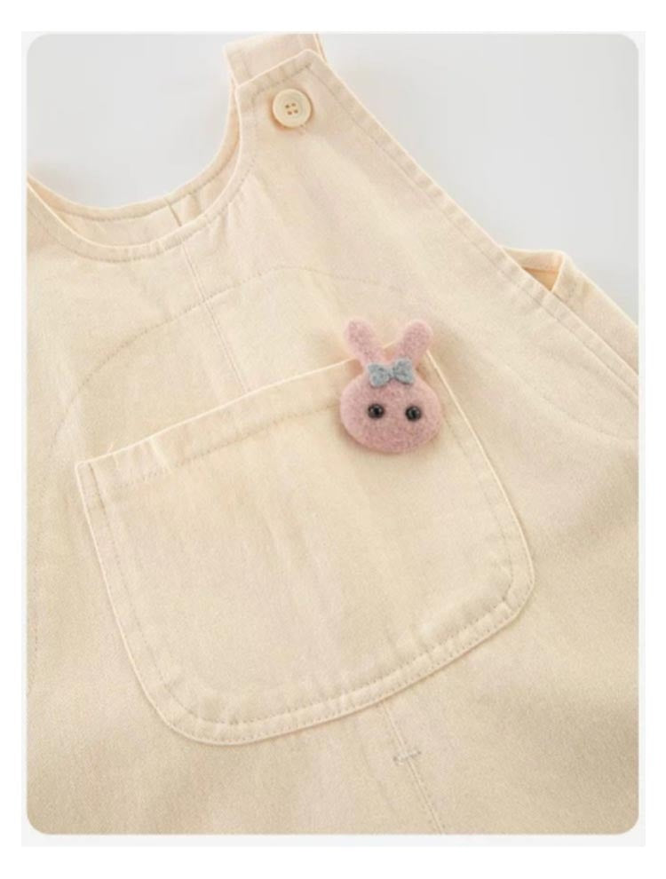 Tiny Explorer Baby Girls Cotton Jumpsuit – Versatile Everyday Outfit