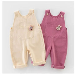 Tiny Explorer Baby Girls Cotton Jumpsuit – Versatile Everyday Outfit