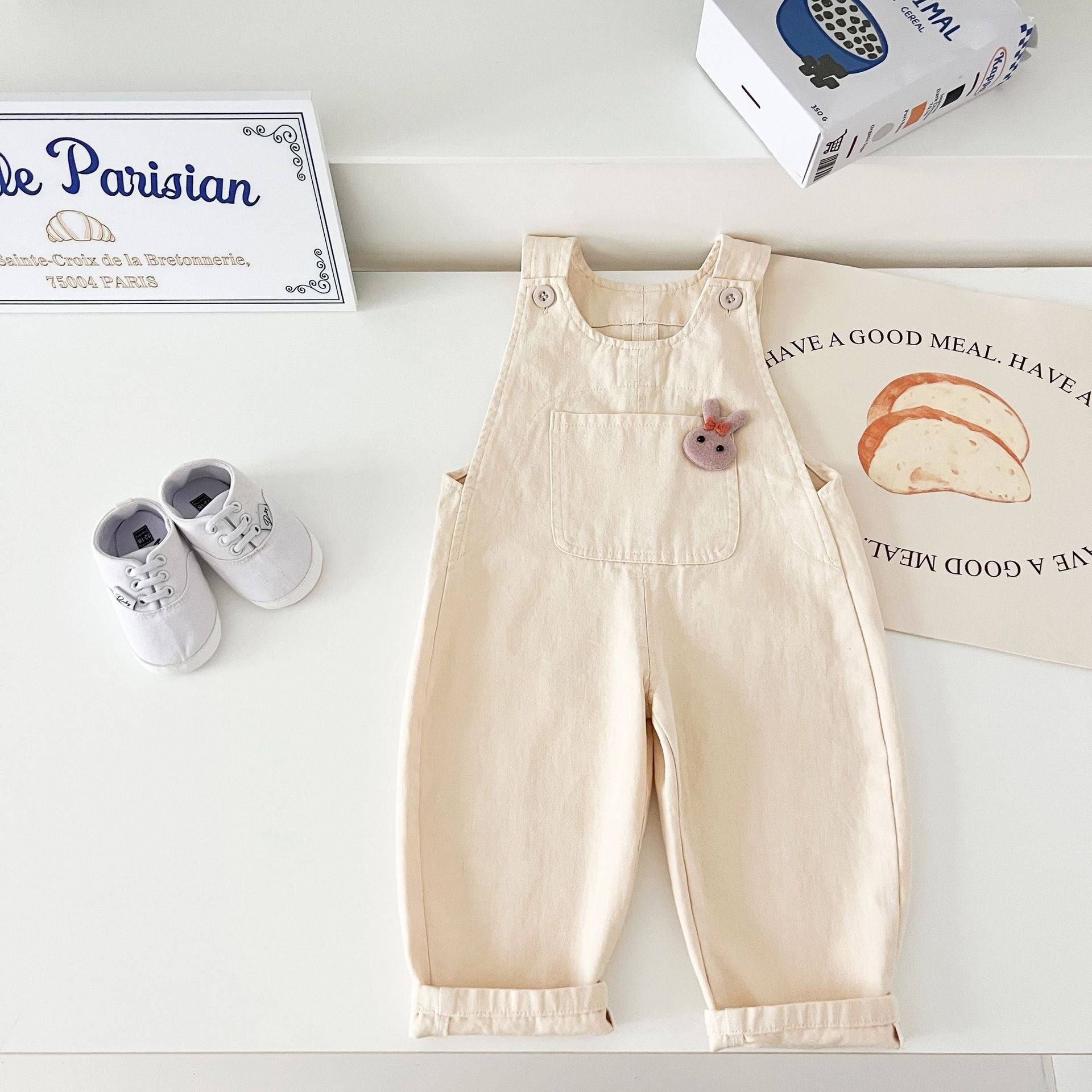 Tiny Explorer Baby Girls Cotton Jumpsuit – Versatile Everyday Outfit