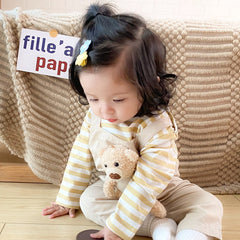 Two-Piece Bear Hanging Set for Baby Boys & Girls – Soft Cotton Outfit