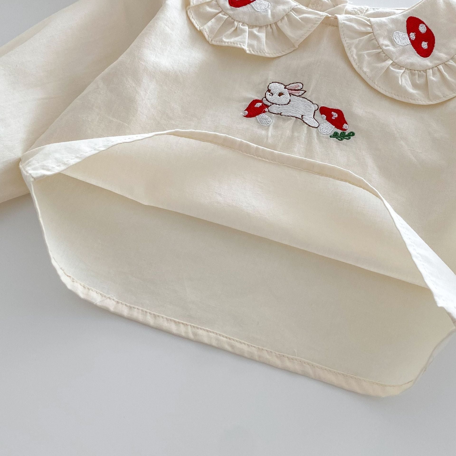 Valentina Embroidered Girls Top & Denim Dress Set – Stylish Cotton Blend Outfit