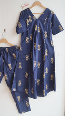 Indigo Harmony Office/Regular Wear Suit Set