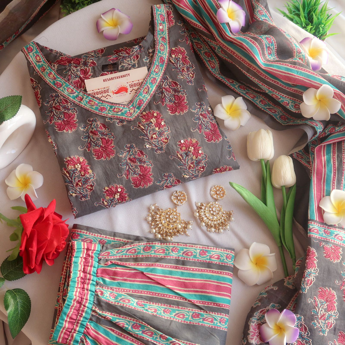 Grey Garden Harmony Ensemble Suit Set - EOFY SALE