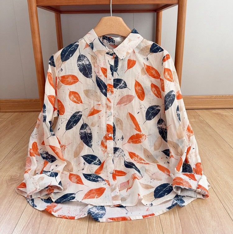 Pure Cotton Printed Full Sleeve Casual Shirt