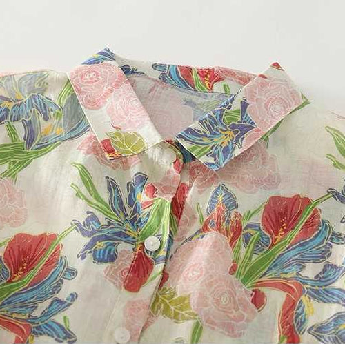 Pure Cotton Printed Full Sleeve Casual Shirt