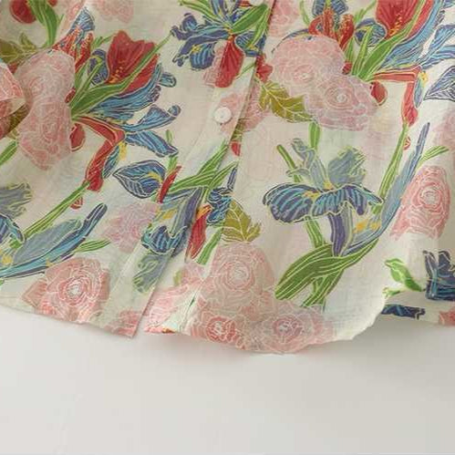 Pure Cotton Printed Full Sleeve Casual Shirt