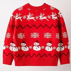 Winter Wonder Sweater – Warm Wool Blend Unisex Knitwear for Boys & Girls