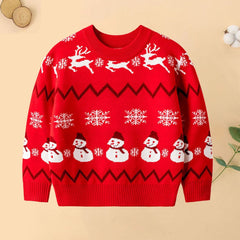 Winter Wonder Sweater – Warm Wool Blend Unisex Knitwear for Boys & Girls