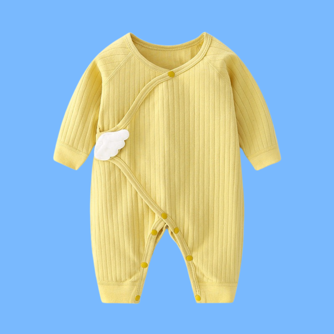 Fly Wing Baby Boys and Girls Cotton Romper – Soft One-Piece Outfit for Everyday Comfort
