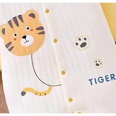 Yellow Mellow Baby Tiger Romper – Soft Cotton Unisex Outfit for Boys & Girls