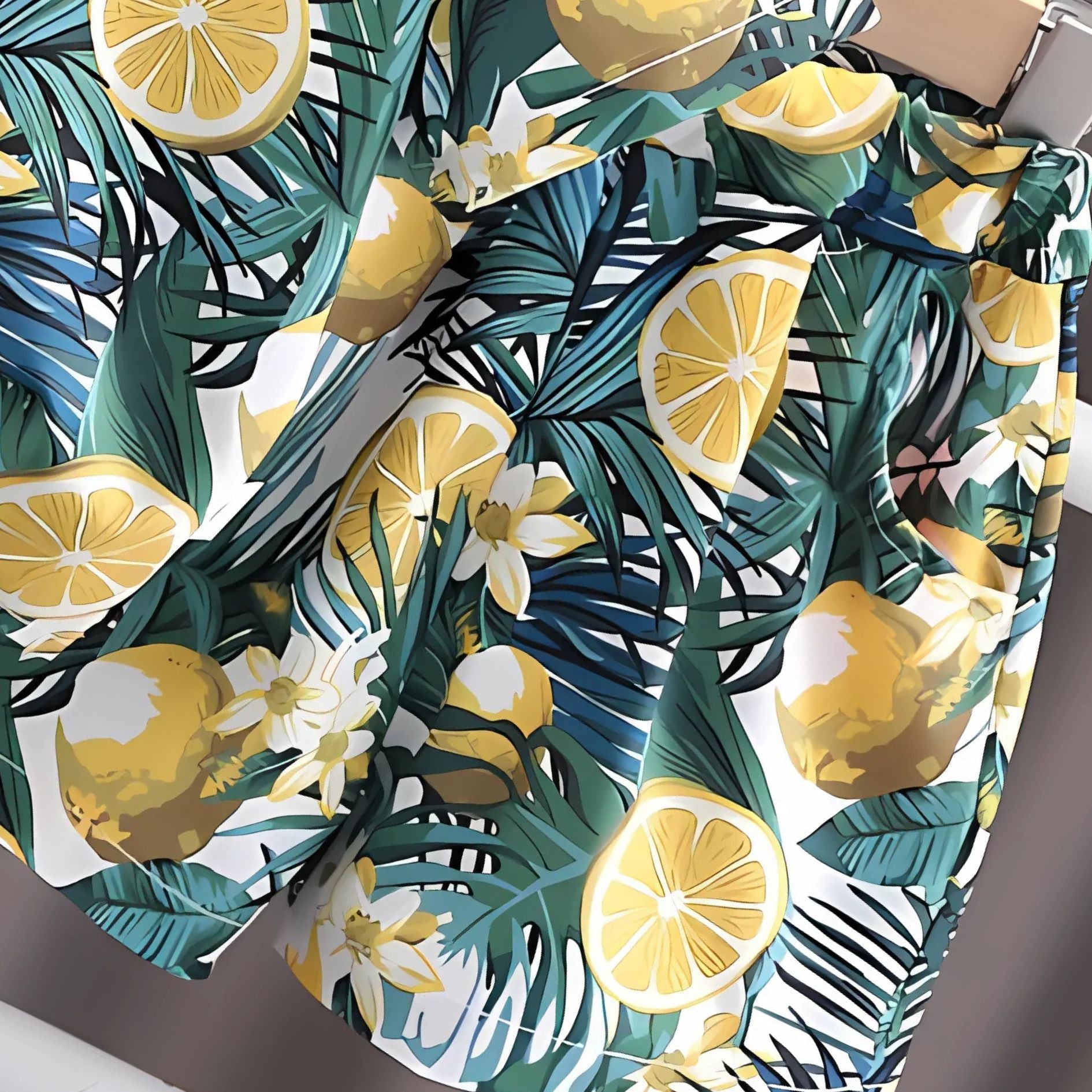 Zesty Lemon Cotton Boys Outfit – Comfortable Summer Wear for Kids
