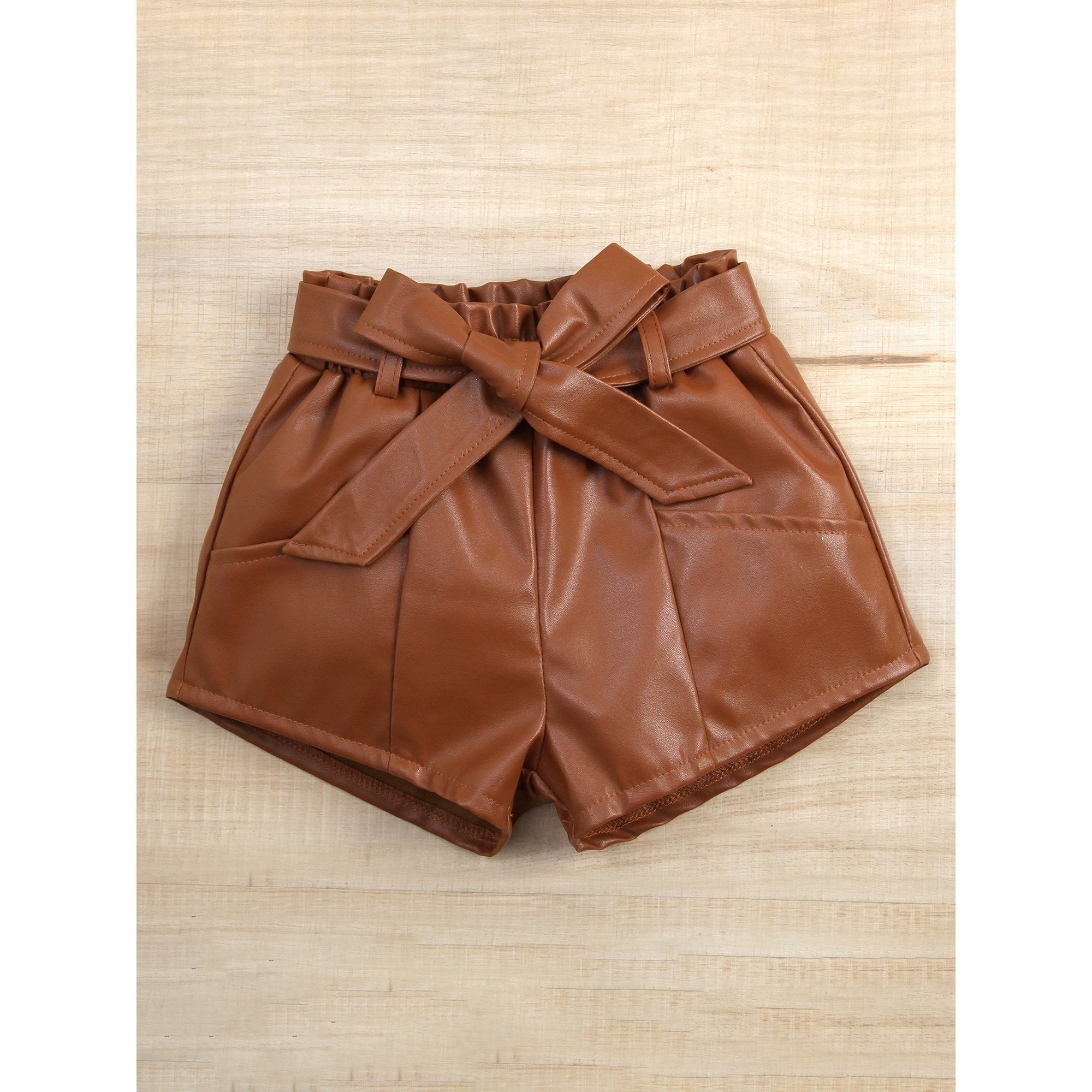 Anya Baby Girls Fancy Leather Set – Soft Cotton Blend Outfit