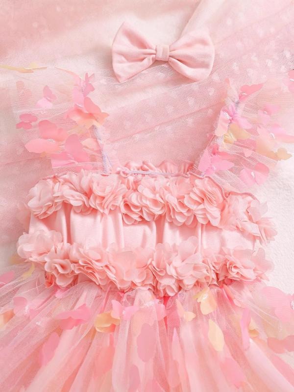 Butterfly Frill Baby Girls Romper Dress – Soft Cotton Lined Outfit