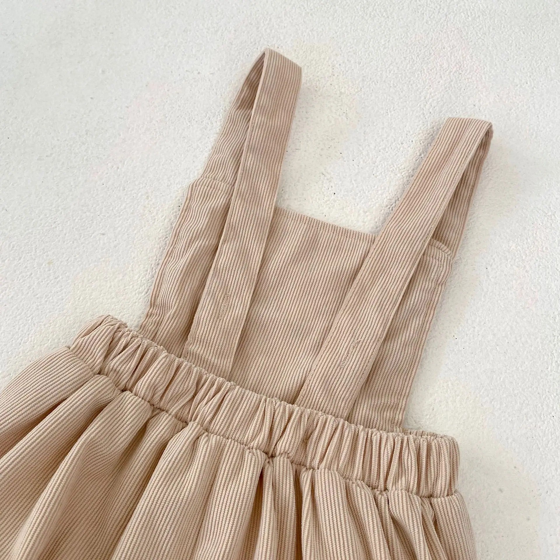 Daisy Dream Baby Girls Two-Piece Suspender Set – Cotton Outfit with Top and Suspender Skirt