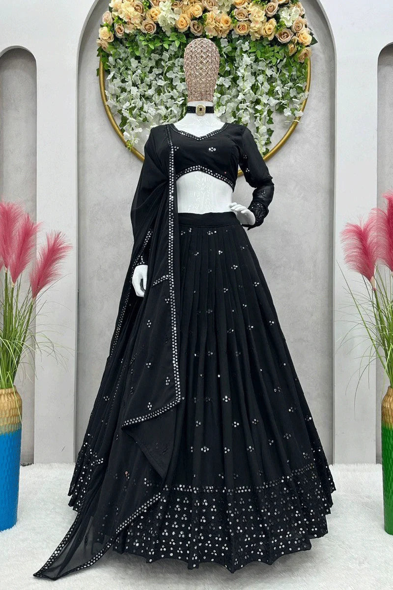 Black Chaniya Choli For Navratri