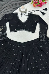 Black Chaniya Choli For Navratri