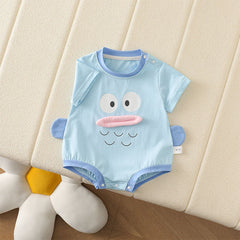 Giggle Mouth 3D Baby Romper for Boys and Girls – Soft Cotton Unisex One-Piece Outfit