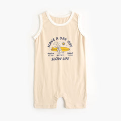 Beach Day Rompers – Soft Cotton Baby and Toddler Unisex Summer Outfit
