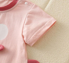 Giggle Mouth 3D Baby Romper for Boys and Girls – Soft Cotton Unisex One-Piece Outfit