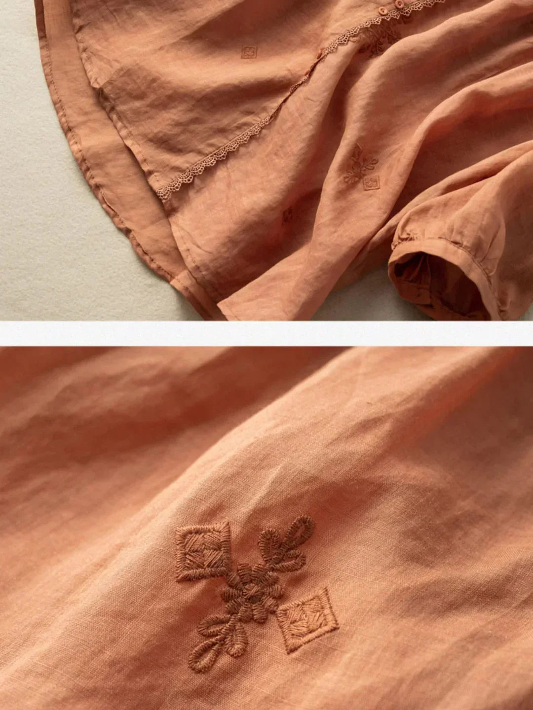 Elegant Cotton Embroidered Shirt – Comfort with Style