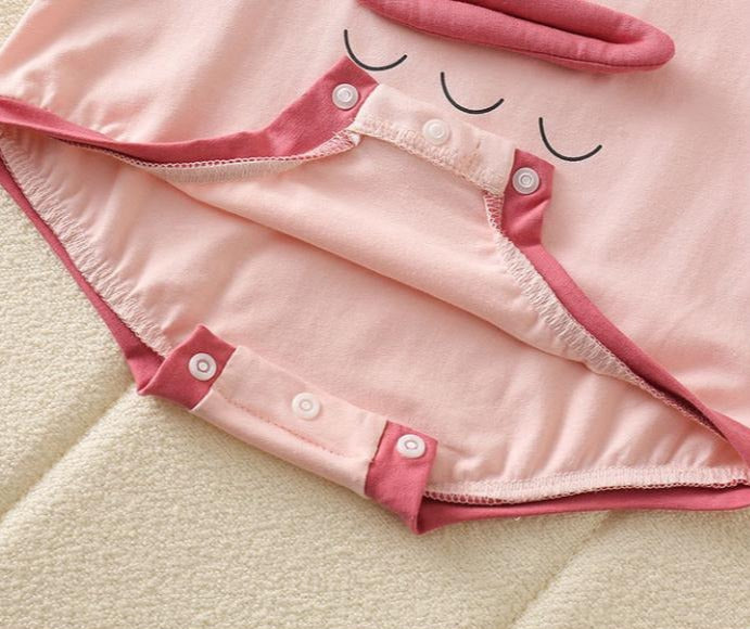 Giggle Mouth 3D Baby Romper for Boys and Girls – Soft Cotton Unisex One-Piece Outfit