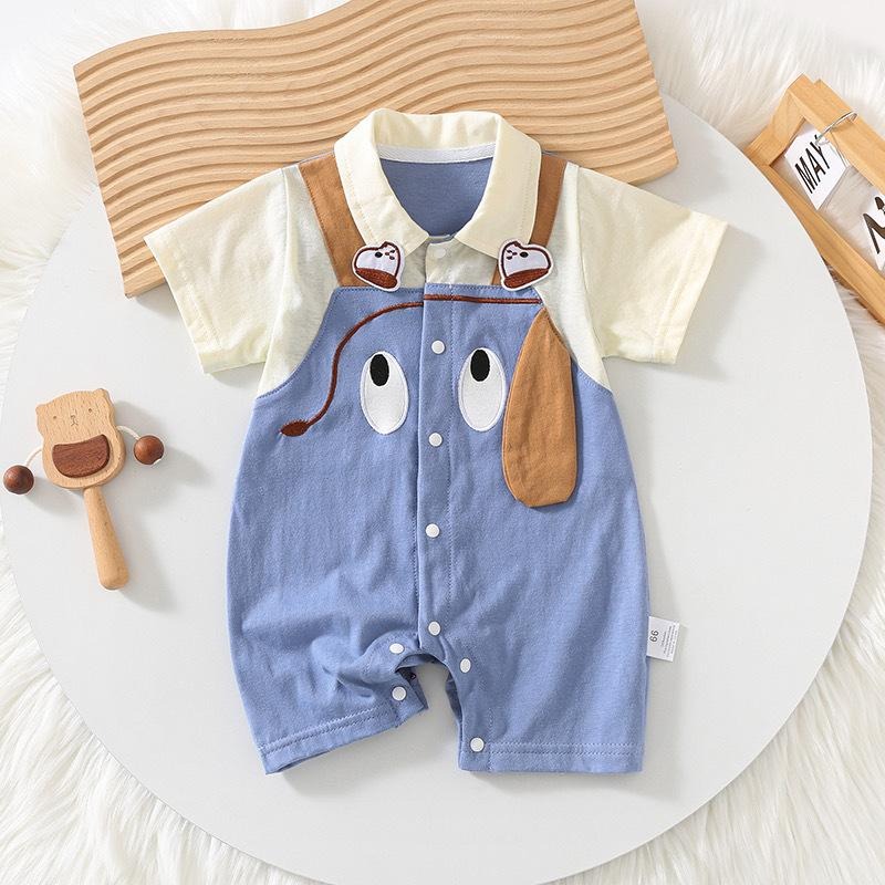 Vibrant Funky Baby Boys Jumpsuit – Soft Cotton, Trendy & Comfortable