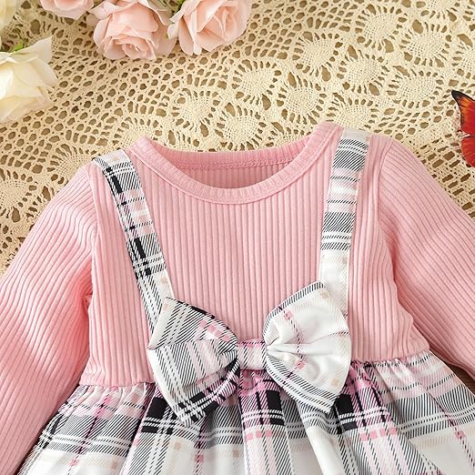 Twirl Top & Flared Pants Set for Baby Girls – Soft Cotton Blend Outfit