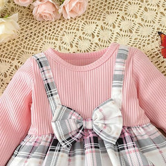 Twirl Top & Flared Pants Set for Baby Girls – Soft Cotton Blend Outfit