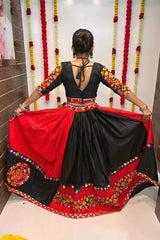 Traditional Gamthi Work Fully Stitched Chaniya Choli