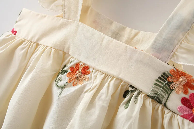 Blossom Elegant Girls Cotton Dress – Stylish Casual and Party Wear