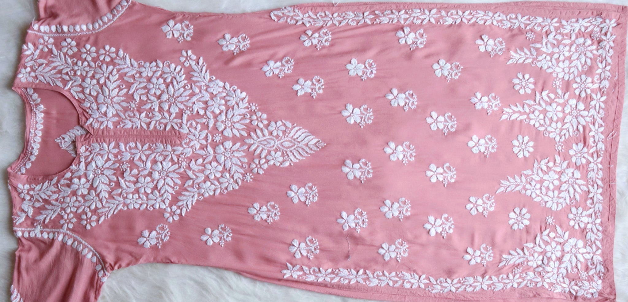 Naila Rose Brown Long Modal Kurta