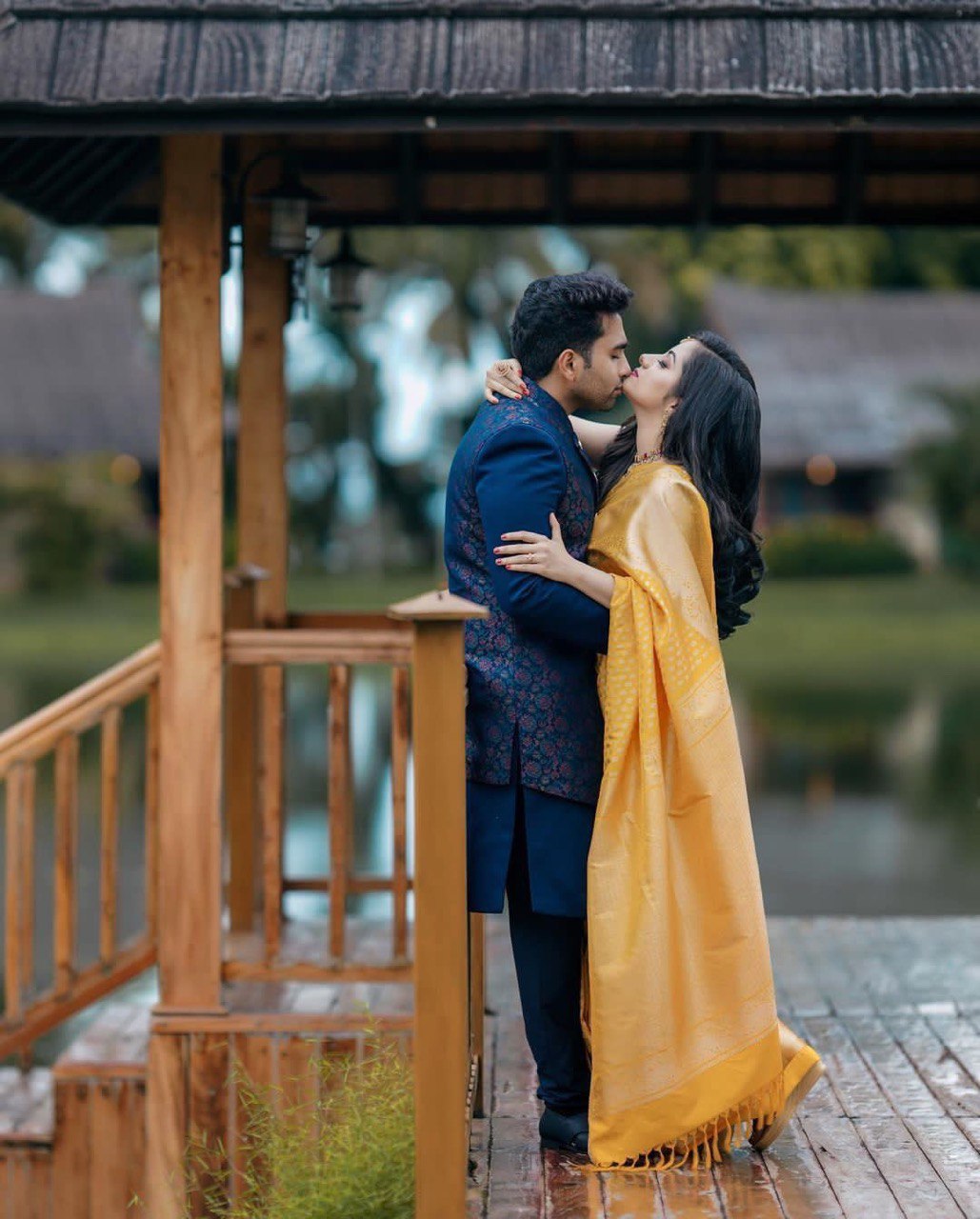 Yellow Banarasi Soft Silk Jacquard Saree with Beautiful Tassels