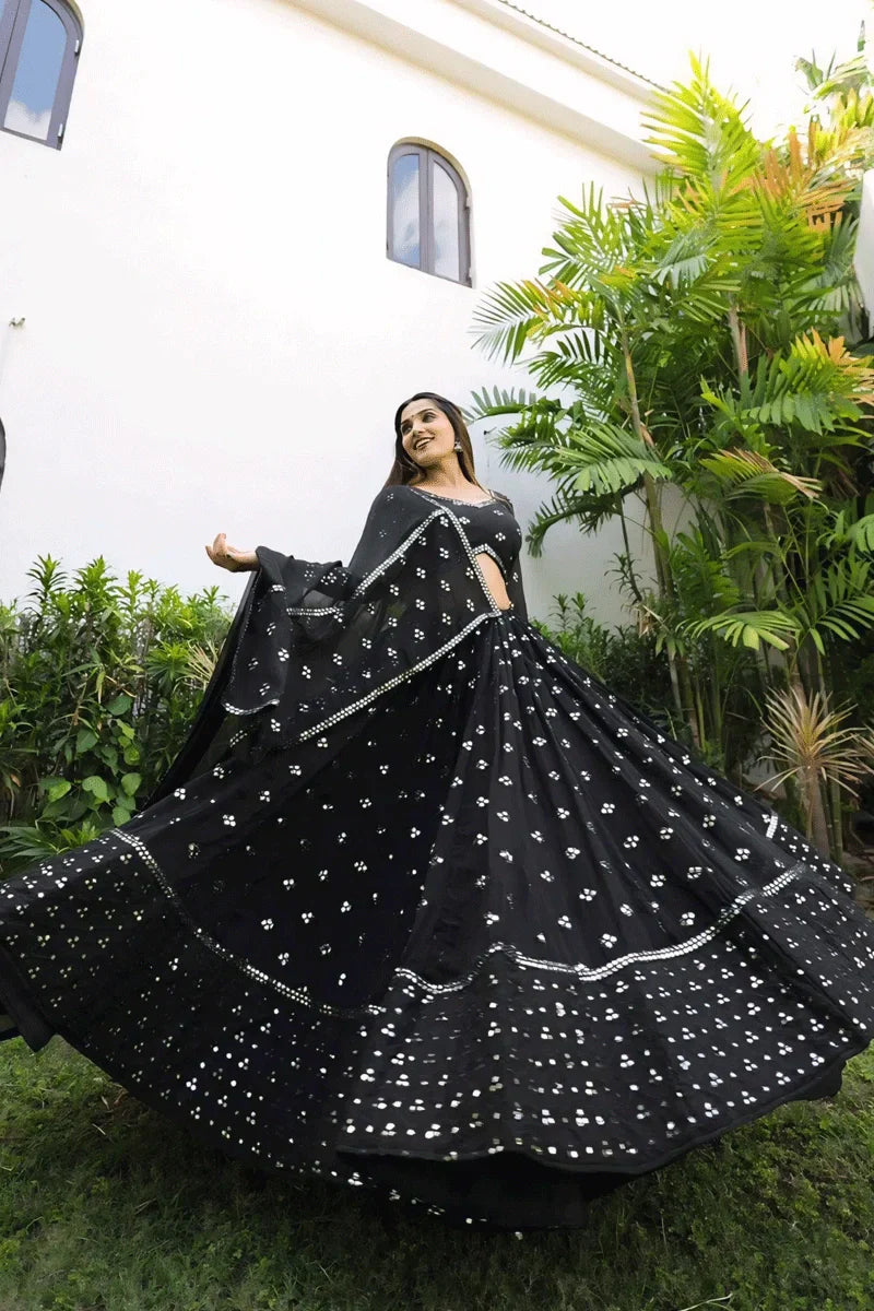 Black Chaniya Choli For Navratri
