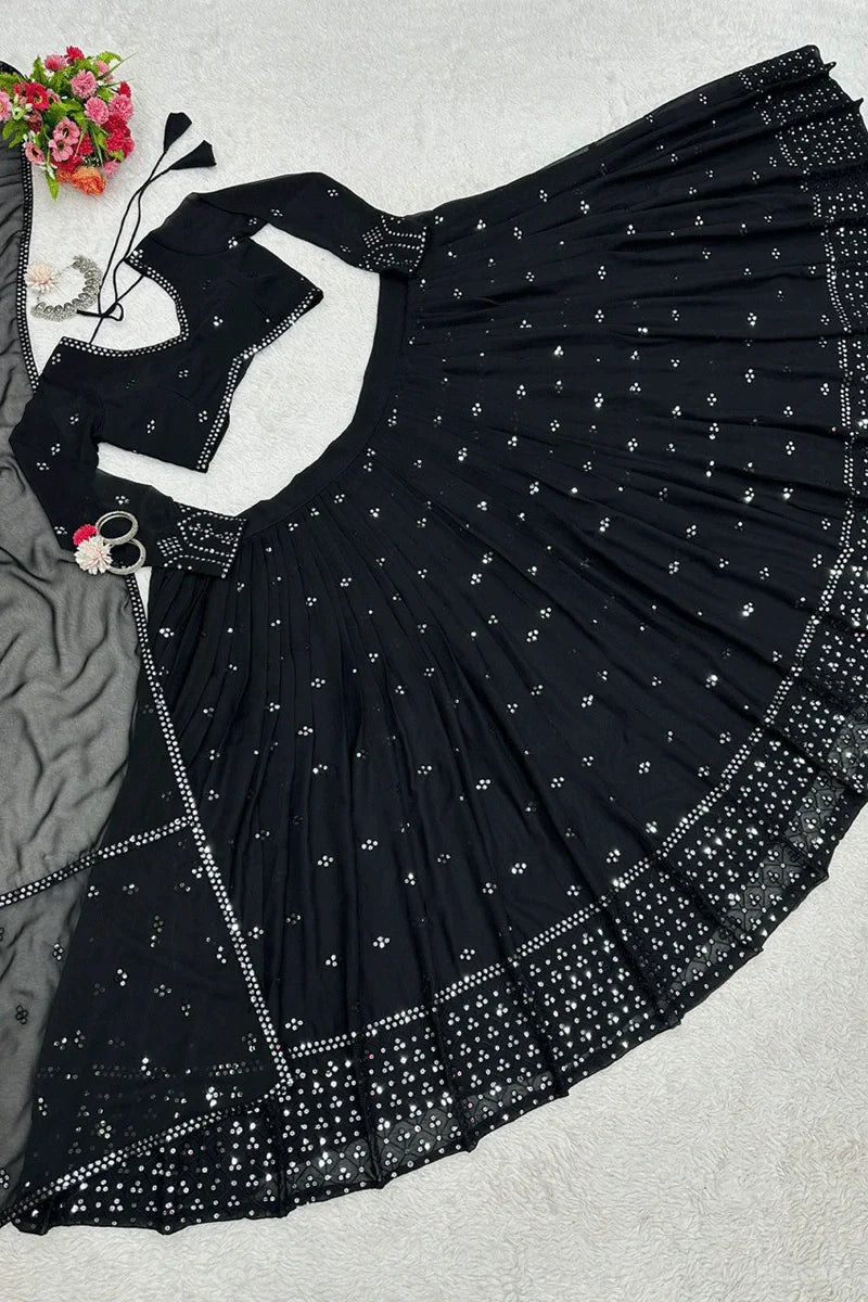 Black Chaniya Choli For Navratri