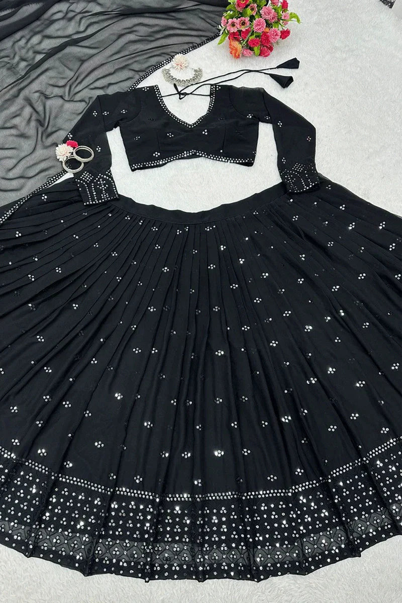 Black Chaniya Choli For Navratri