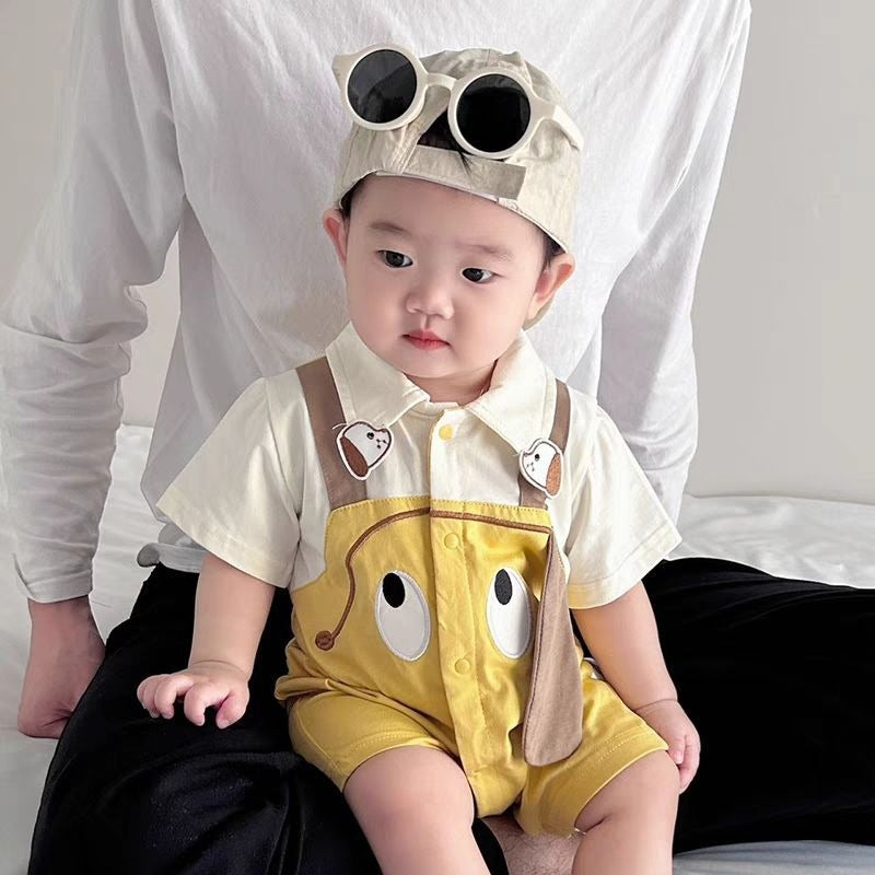 Vibrant Funky Baby Boys Jumpsuit – Soft Cotton, Trendy & Comfortable