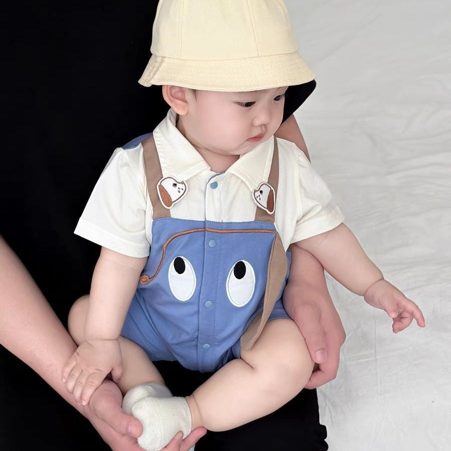Vibrant Funky Baby Boys Jumpsuit – Soft Cotton, Trendy & Comfortable