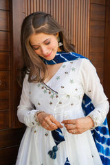 Roman Silk Kurta Set with Georgette Dupatta