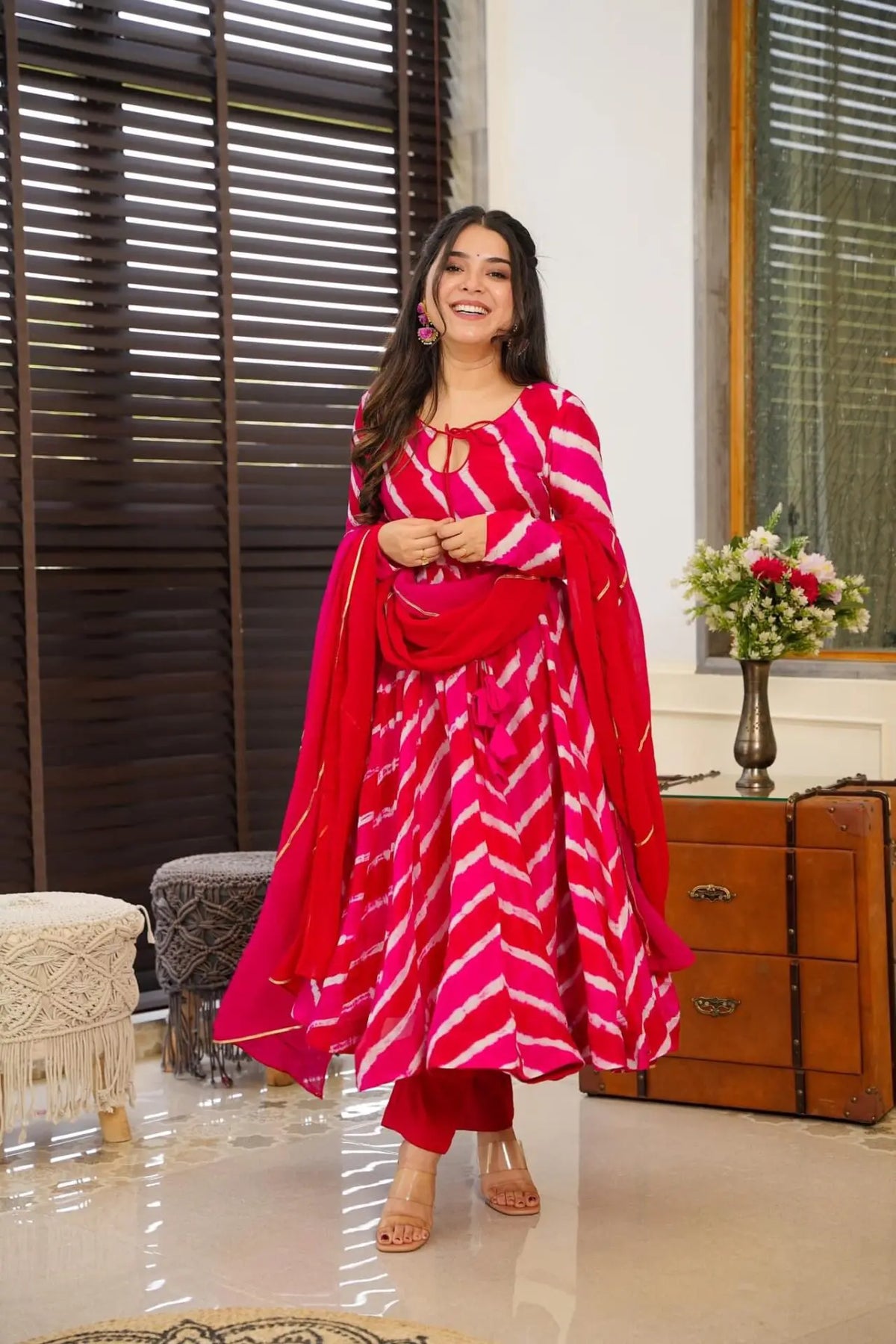 Party Wear Heavy Organza Kurta Set with Fancy Dupatta – Elegant Women’s Outfit