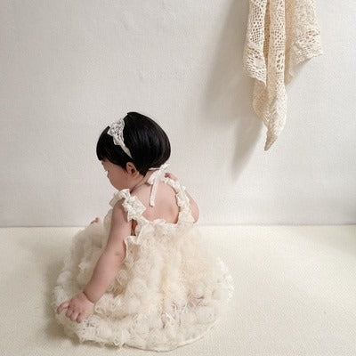 Rosy Bloom Girls Princess Dress – Elegant Party & Birthday Outfit