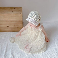 Rosy Bloom Girls Princess Dress – Elegant Party & Birthday Outfit