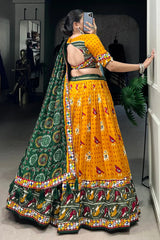 Yellow Chaniya Choli For Navaratri Night Garba